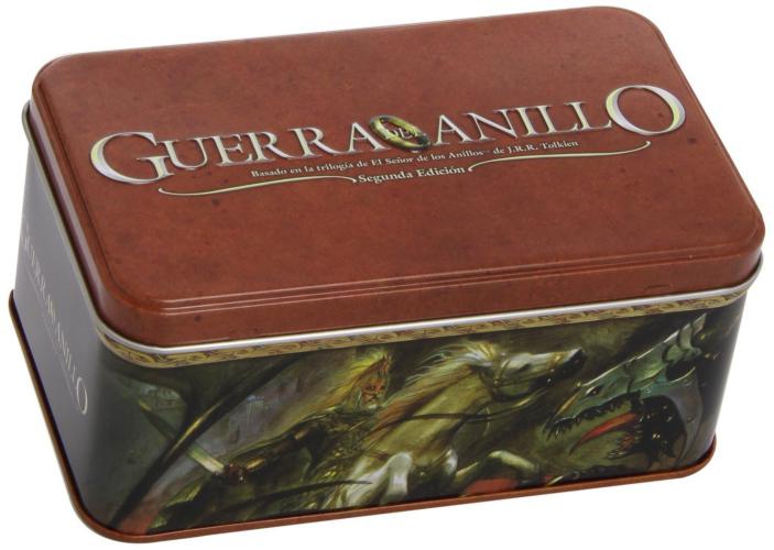 La Guerra Del Anillo: Caja Metálica + Cartas + Fundas