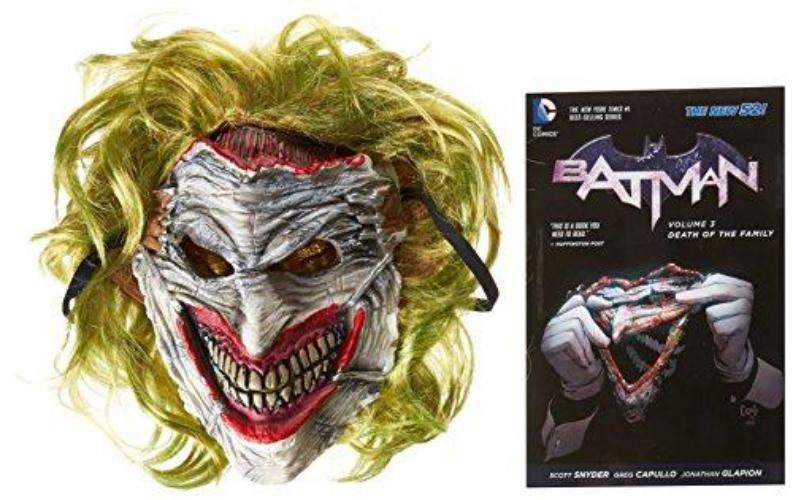 Comic Batman: Doft Joker Mask And Book S