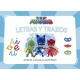 Pj Masks. Letras Y Trazos