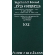 Sigmund Freud Xxii. Nuevas Conferencias De Introduccion Al Psicoanalisis Y Otras Obras (1932-1936)