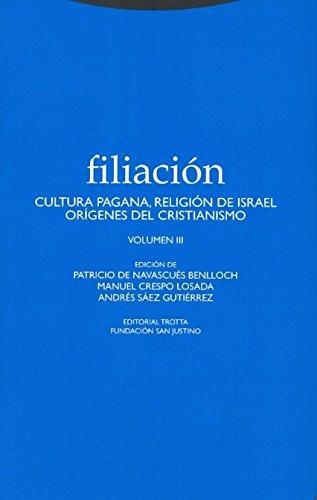 Filiacion Iii Cultura Pagana, Religion De Israel, Origenes Del Cristianismo