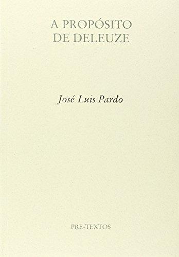 A propósito de Deleuze