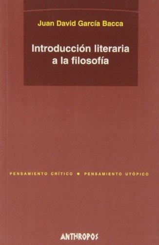 Introduccion Literaria A La Filosofia