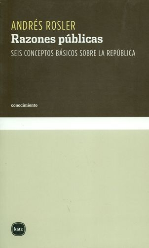 Razones Publicas. Seis Conceptos Basicos Sobre La Republica