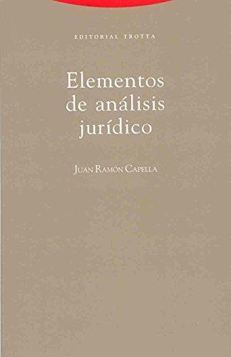 Elementos De Analisis Juridico (5ª Ed)