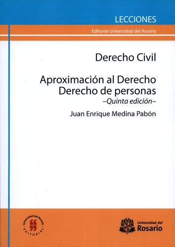 Derecho Civil Aproximacion (5ª Ed) Al Derecho Derecho De Personas