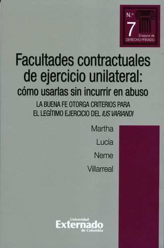 Facultades Contractuales De Ejercicio Unilateral Como Usarlas Sin Incurrir En Abuso