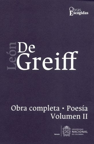Obra Completa Poesia Vol.Ii Leon De Greiff