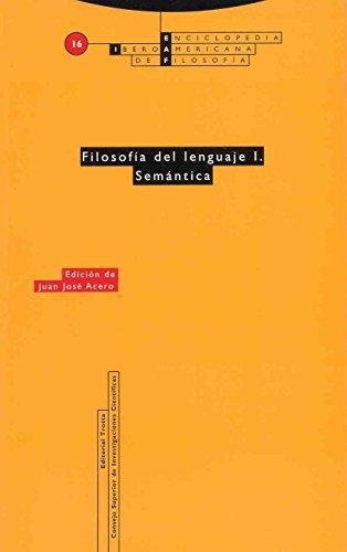 Eiaf No. 16 Filosofia Del Lenguaje I Semantica