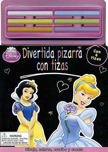 Divertida Pizarra Con Tizas - Disney Princesa