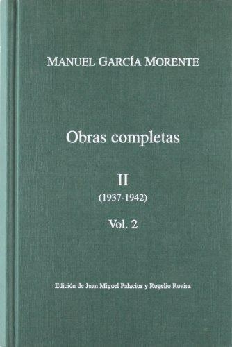 Obras Completas Manuel Garcia Morente 4 Tomos