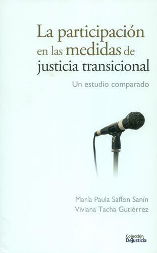 Participacion En Las Medidas De Justicia Transicional, La