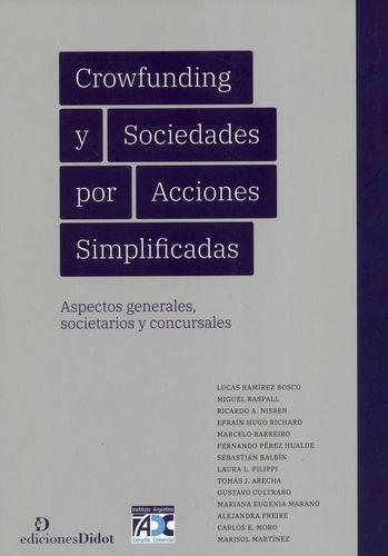 Crowfunding Y Sociedades Por Acciones Simplificadas Aspectos Generales Societarios Y Concursales