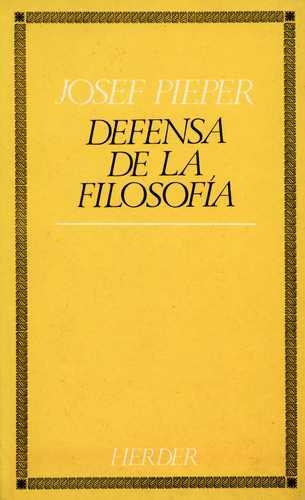 Defensa De La Filosofia