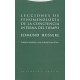 Lecciones De Fenomenologia De La Conciencia Interna Del Tiempo