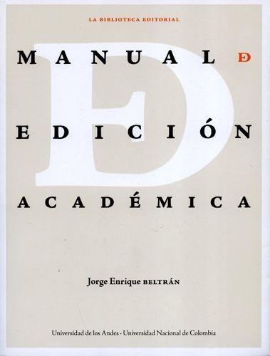 Manual De Edicion Academica