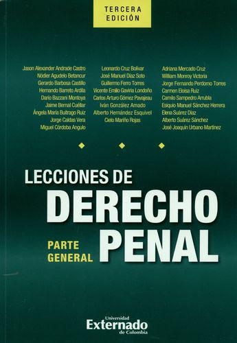 Lecciones De Derecho Penal (3ª Ed) Parte General
