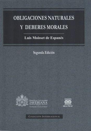 Obligaciones Naturales Y Deberes Morales