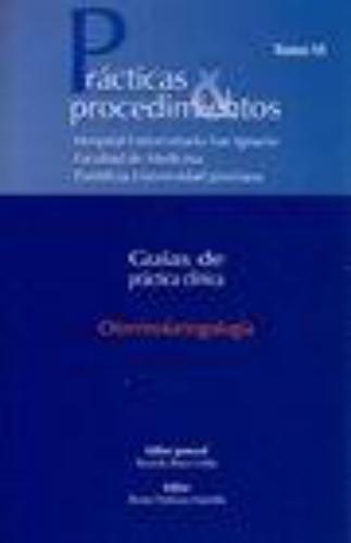 Otorrinolaringologia Practicas Y Procedimientos Tomo Vi